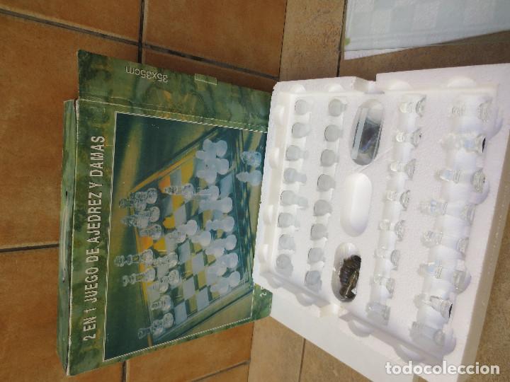 Juegos de mesa: JUEGO DE AJEDREZ DE CRISTAL. NUEVO - Foto 2