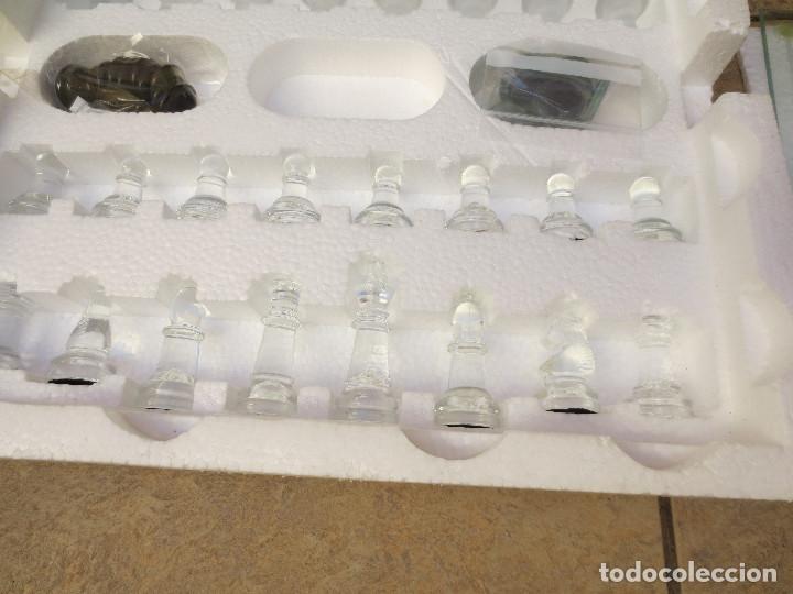 Juegos de mesa: JUEGO DE AJEDREZ DE CRISTAL. NUEVO - Foto 3