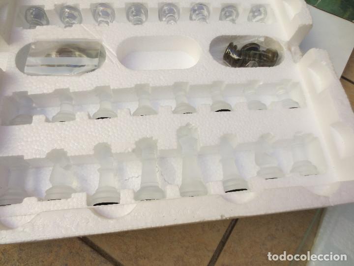 Juegos de mesa: JUEGO DE AJEDREZ DE CRISTAL. NUEVO - Foto 5