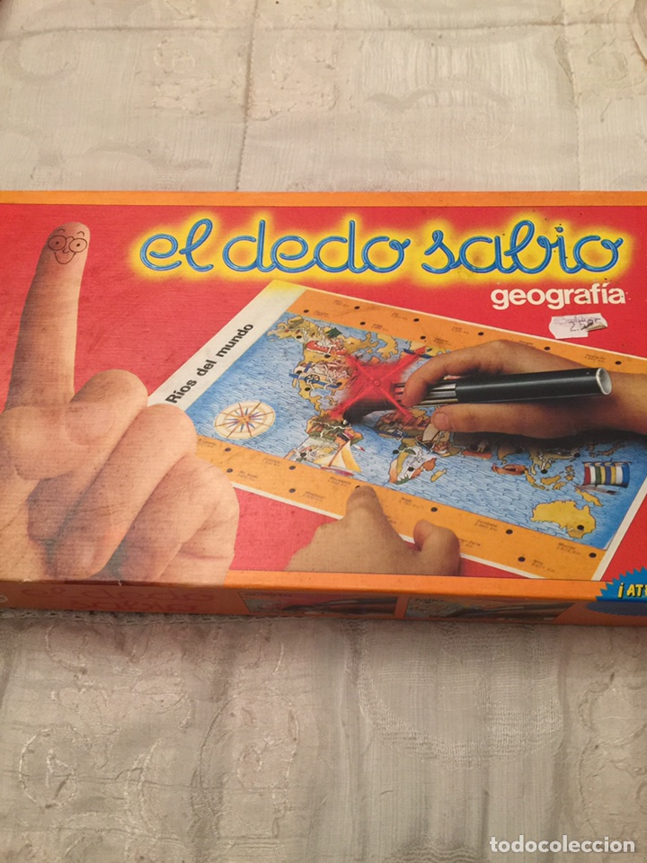 Juegos de mesa: El dedo sabio geograf&iacute;a 1983 educa - Foto 1