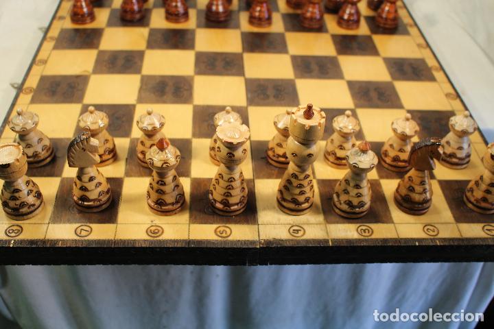 Juegos de mesa: ajedrez grande de madera - Foto 3