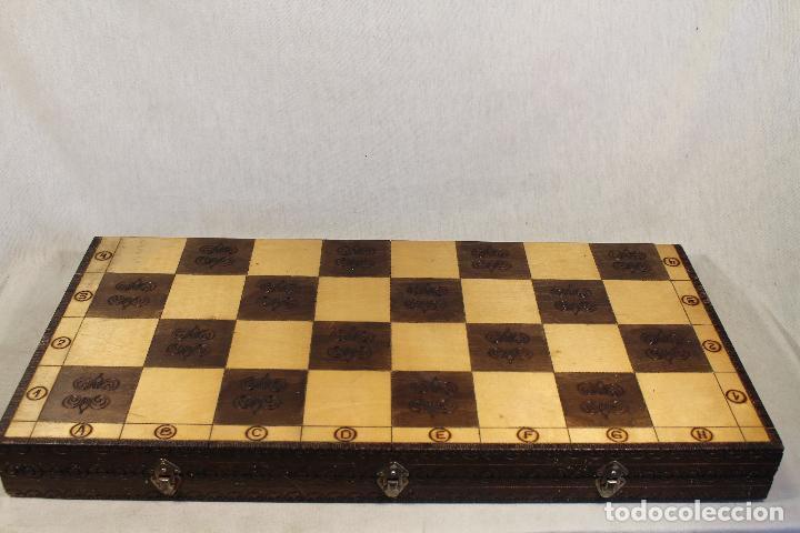 Juegos de mesa: ajedrez grande de madera - Foto 6