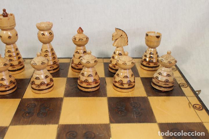 Juegos de mesa: ajedrez grande de madera - Foto 10