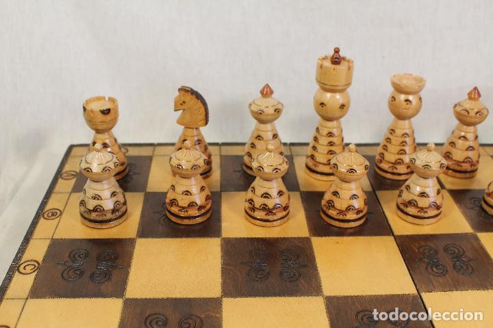 Juegos de mesa: ajedrez grande de madera - Foto 11