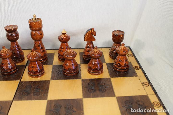Juegos de mesa: ajedrez grande de madera - Foto 12
