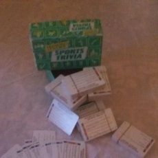 Juegos de mesa: JUEGO TRIVIAL,DESMOND LYNAM'S SPORTS TRIVIA BY PAUL LAMOND GAMES 1986