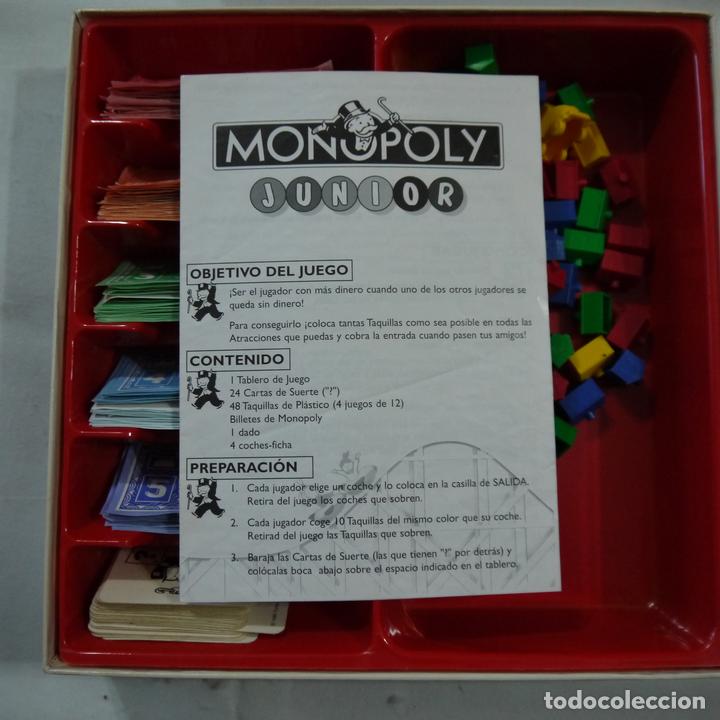 Juegos de mesa: MONOPOLY JUNIOR - PARKER - 1996 - Foto 3