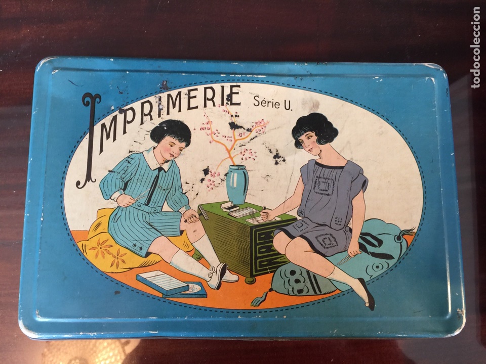 Juegos de mesa: Juego de imprenta antiguo - Foto 1