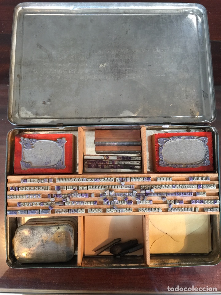 Juegos de mesa: Juego de imprenta antiguo - Foto 2