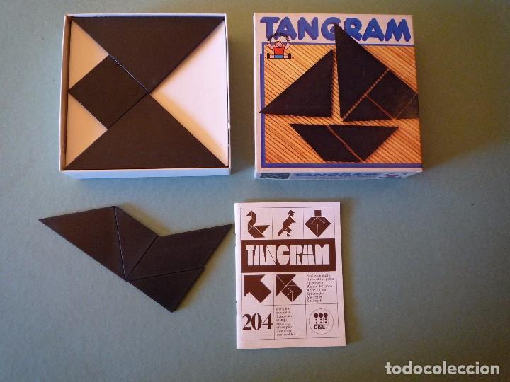 Juegos de mesa: Tangram de Diset con libro de problemas y soluciones - Foto 1