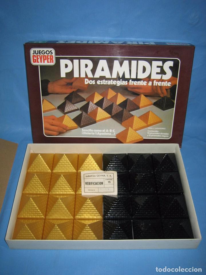 Juegos de mesa: H. Juego de mesa pir&aacute;mides de Geyper - Foto 1