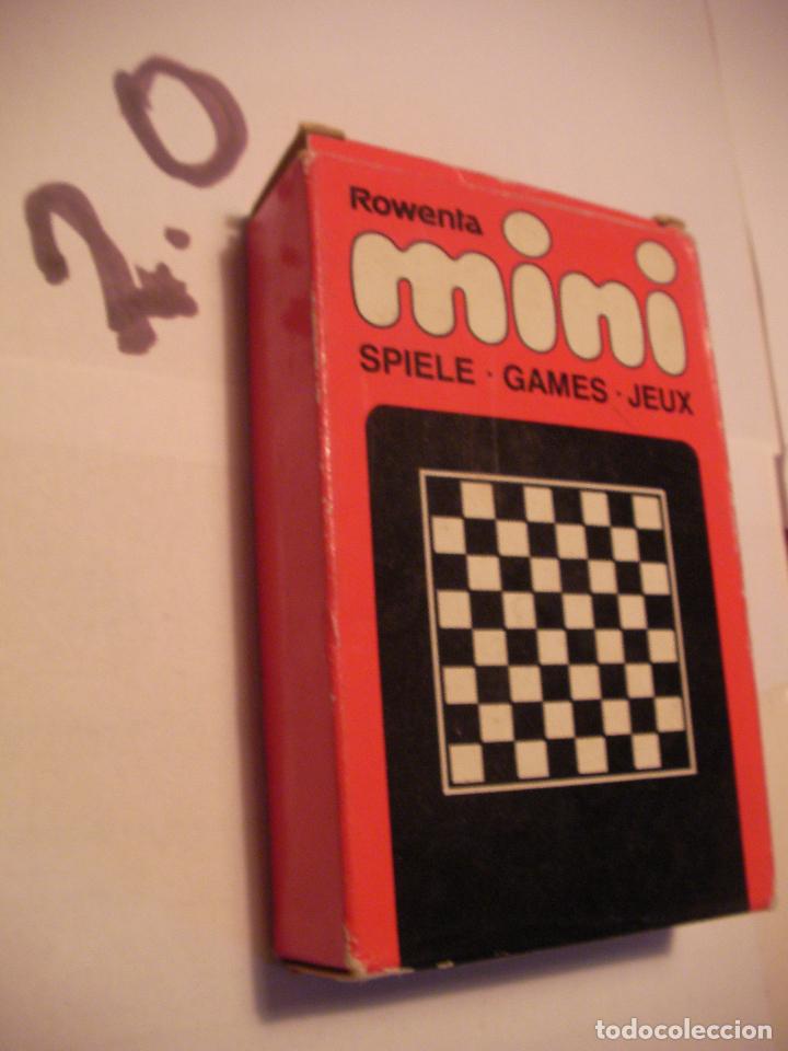 Juegos de mesa: ROWENTA - MINI JUEGOS - DAMAS - Foto 1