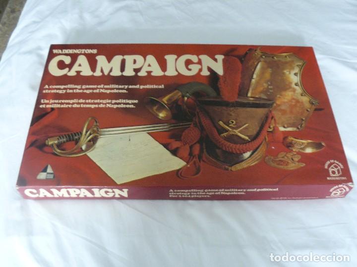 Juegos de mesa: CAMPAIGN DE LA CASA DE JUEGOS BRIT&Aacute;NICA WADDINGTONS DEL A&Ntilde;O 1976 - Foto 1