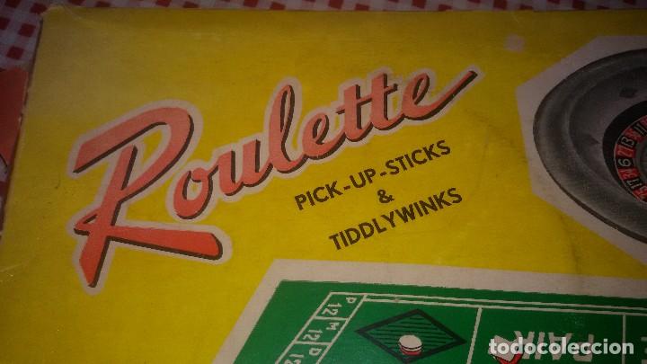 Juegos de mesa: Roulette pick-up-sticks & tiddlywinks,a&ntilde;os 80. - Foto 7