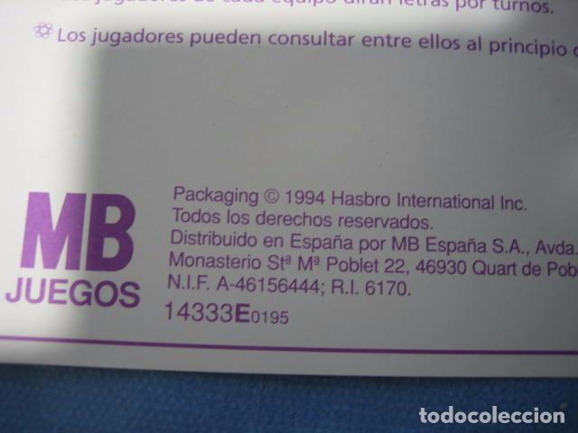 Juegos de mesa: Juego de mesa Guerra de letras de MB 1994 - Foto 4
