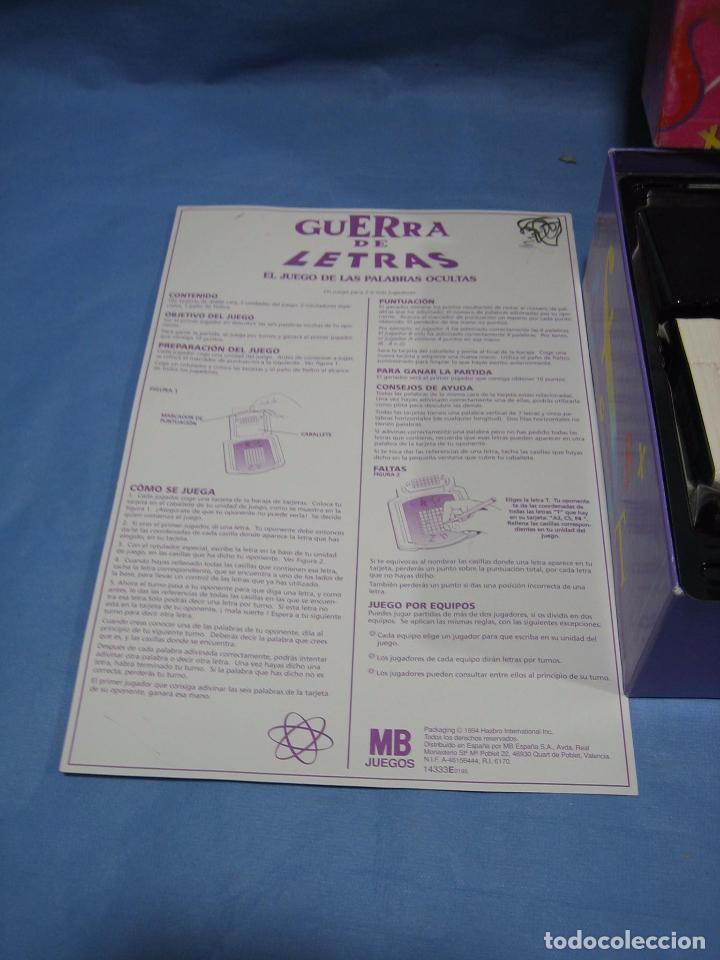Juegos de mesa: Juego de mesa Guerra de letras de MB 1994 - Foto 5