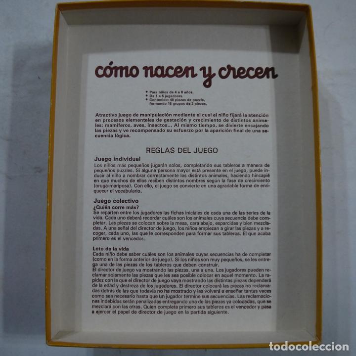 Juegos de mesa: C&Oacute;MO NACEN Y CRECEN - EDUCA - 1983 - Foto 3