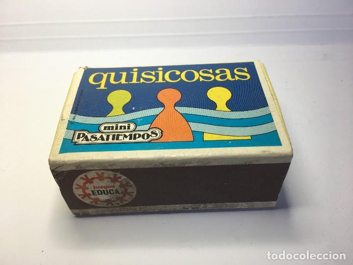 Juegos de mesa: QUISICOSAS DE EDUCA MINI PASATIEMPOS - Foto 1