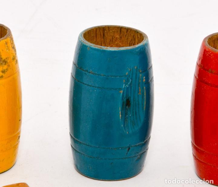 Juegos de mesa: TABLERO DE PARCH&Iacute;S DE MADERA A&Ntilde;OS 20/30 - Foto 8