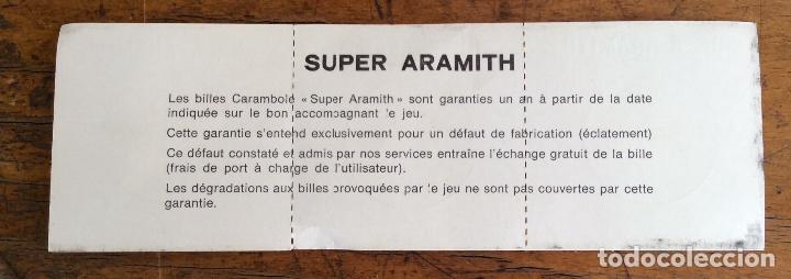 Juegos de mesa: S&Uacute;PER ARAMITH- BOLAS DE BILLAR ANTIGUAS - Foto 7