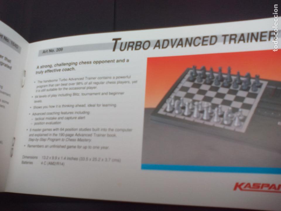 Juegos de mesa: KASPAROV TURBO AVANCED TRAINER RISC STYLE processor AJEDREZ ELECTR&Oacute;NICO  ELECTRONIC COMPUTERS CHESS - Foto 11