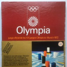 Juegos de mesa: OLYMPIA. JUEGO OFICIAL DE LOS XX JUEGOS OLÍMPICOS DE MUNICH 1972. EDUCA. EXCELENTE ESTADO.