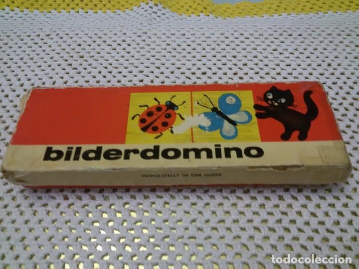Juegos de mesa: ANTIGUO DOMIN&Oacute; DE MADERA -HECHO EN LA URSS - Foto 2