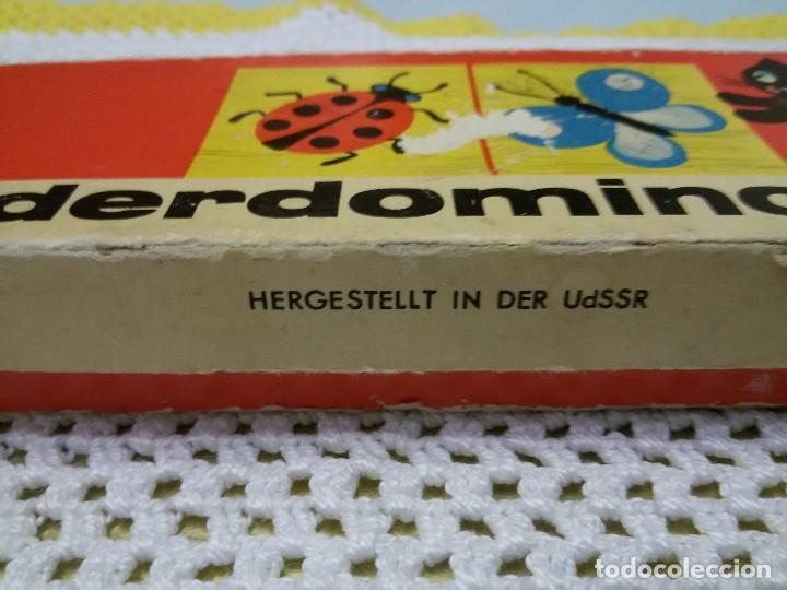 Juegos de mesa: ANTIGUO DOMIN&Oacute; DE MADERA -HECHO EN LA URSS - Foto 3