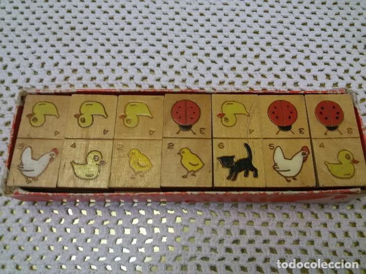 Juegos de mesa: ANTIGUO DOMIN&Oacute; DE MADERA -HECHO EN LA URSS - Foto 4