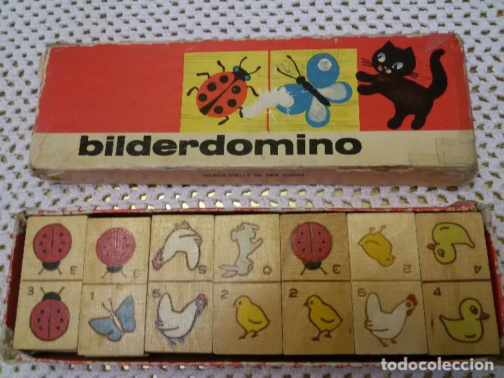Juegos de mesa: ANTIGUO DOMIN&Oacute; DE MADERA -HECHO EN LA URSS - Foto 14