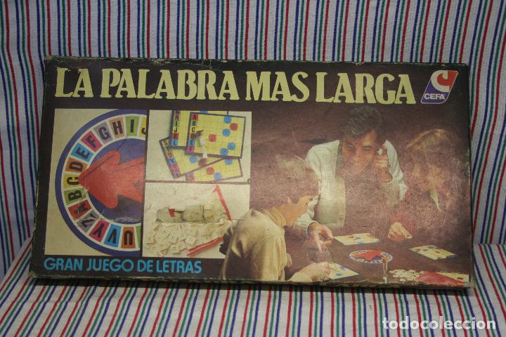 Juegos de mesa: CEFA, LA PALABRA MAS LARGA - Foto 1