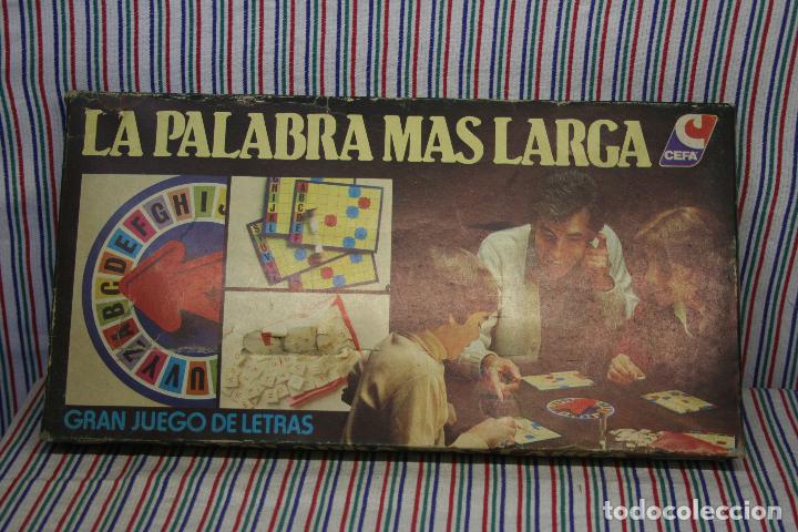 Juegos de mesa: CEFA, LA PALABRA MAS LARGA - Foto 2