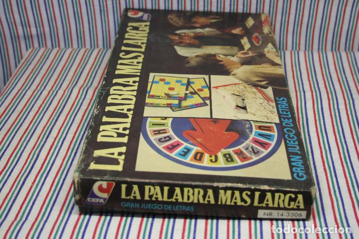 Juegos de mesa: CEFA, LA PALABRA MAS LARGA - Foto 4