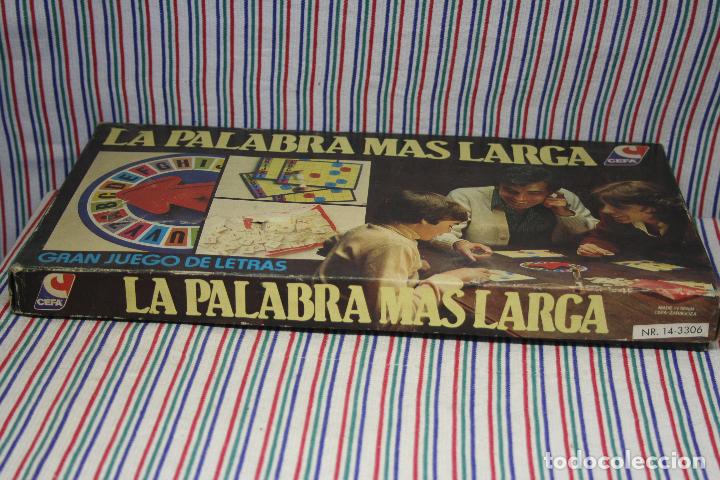 Juegos de mesa: CEFA, LA PALABRA MAS LARGA - Foto 6