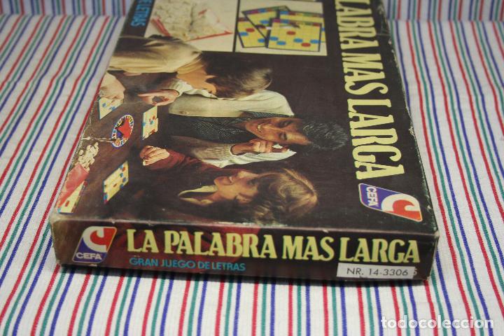 Juegos de mesa: CEFA, LA PALABRA MAS LARGA - Foto 8