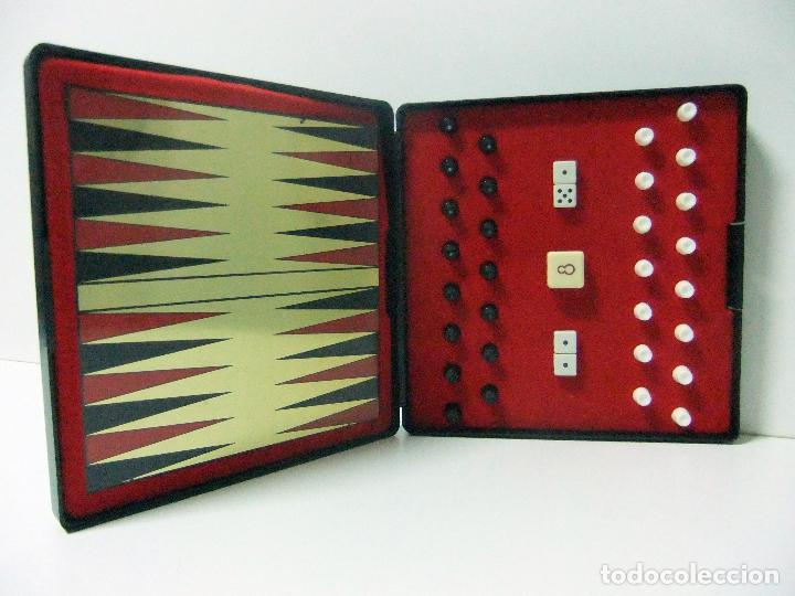 Juegos de mesa: BACKGAMMON - JUGUETES CAYRO REF. 059 - JUEGO MESA MAGN&Eacute;TICO MULTIJUEGOS DADOS CAIRO - Foto 2