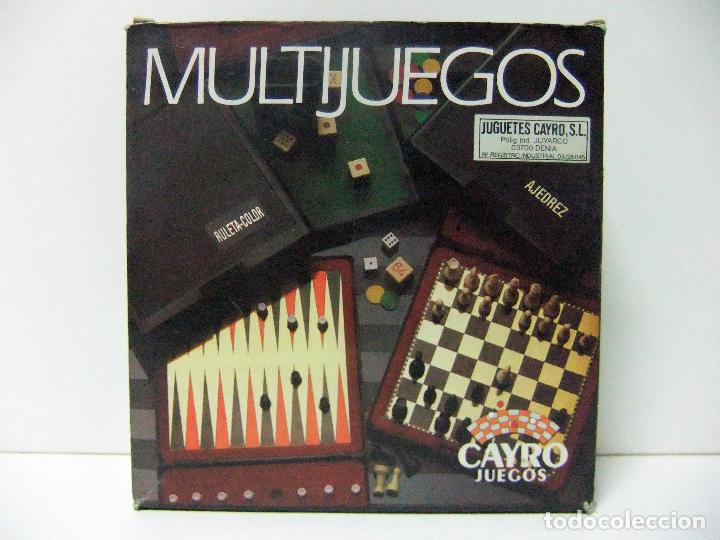 Juegos de mesa: BACKGAMMON - JUGUETES CAYRO REF. 059 - JUEGO MESA MAGN&Eacute;TICO MULTIJUEGOS DADOS CAIRO - Foto 7