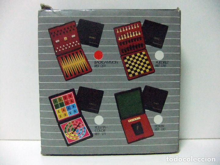Juegos de mesa: BACKGAMMON - JUGUETES CAYRO REF. 059 - JUEGO MESA MAGN&Eacute;TICO MULTIJUEGOS DADOS CAIRO - Foto 8