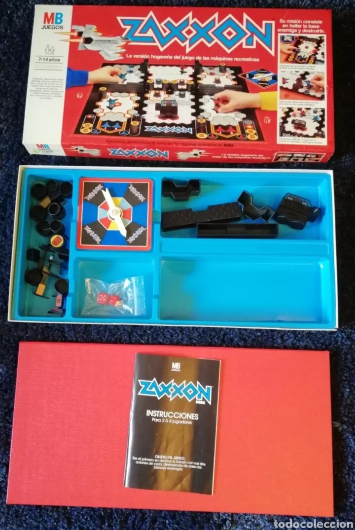 Juegos de mesa: Juego de mesa antiguo Zaxxon - Foto 1