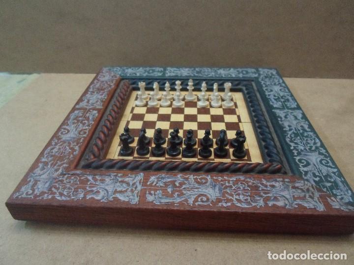 tablero ajedrez con compartimentos con dos jueg - Comprar Jogos de mesa  antigos no todocoleccion