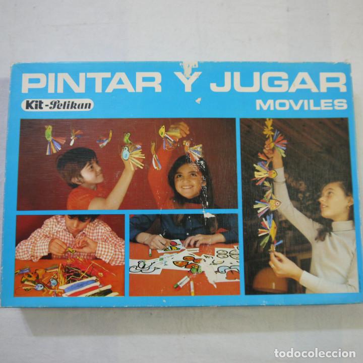 Juegos de mesa: PINTAR Y JUGAR - M&Oacute;VILES - KIT PELIKAN - Foto 1