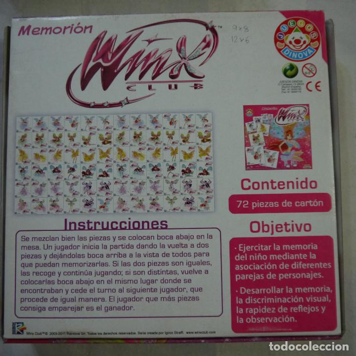 Juegos de mesa: MEMORION WINX CLUB - DINOVA - Foto 2