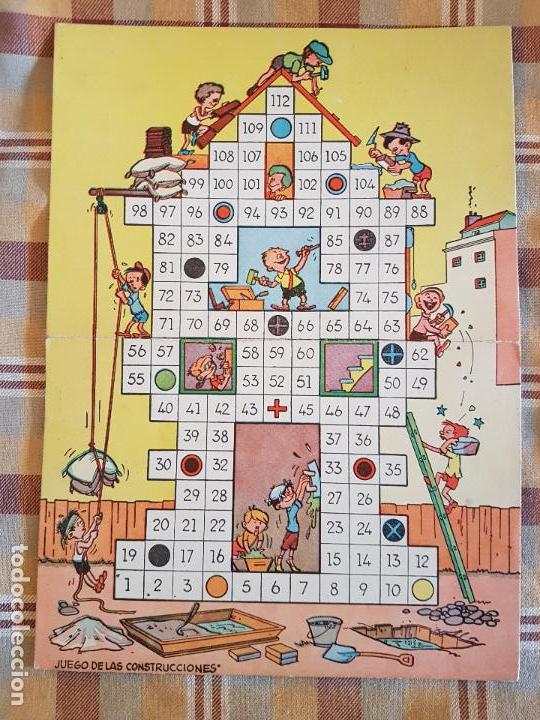 Juegos de mesa: JUEGO DE LAS CONSTRUCCIONES TABLERO EN CARTON - Foto 1