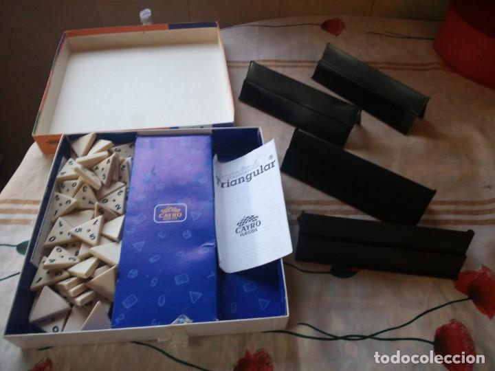 Juegos de mesa: DOMIN&Oacute; TRIANGULAR - CAYRO JUEGOS,made in spain. - Foto 2