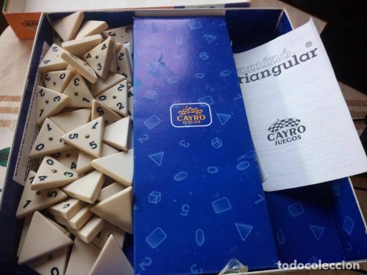 Juegos de mesa: DOMIN&Oacute; TRIANGULAR - CAYRO JUEGOS,made in spain. - Foto 3