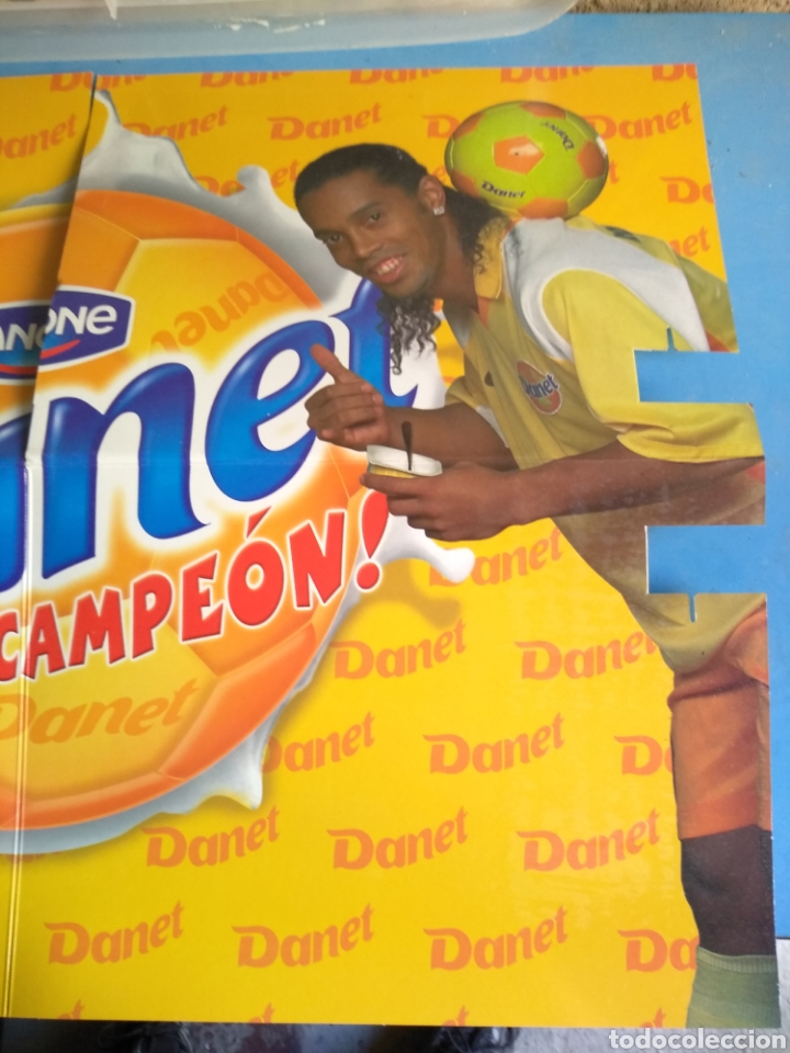 Juegos de mesa: Juego completo de futbol chapas Danet( Ronaldinho) Danone - Foto 6 - 133802815