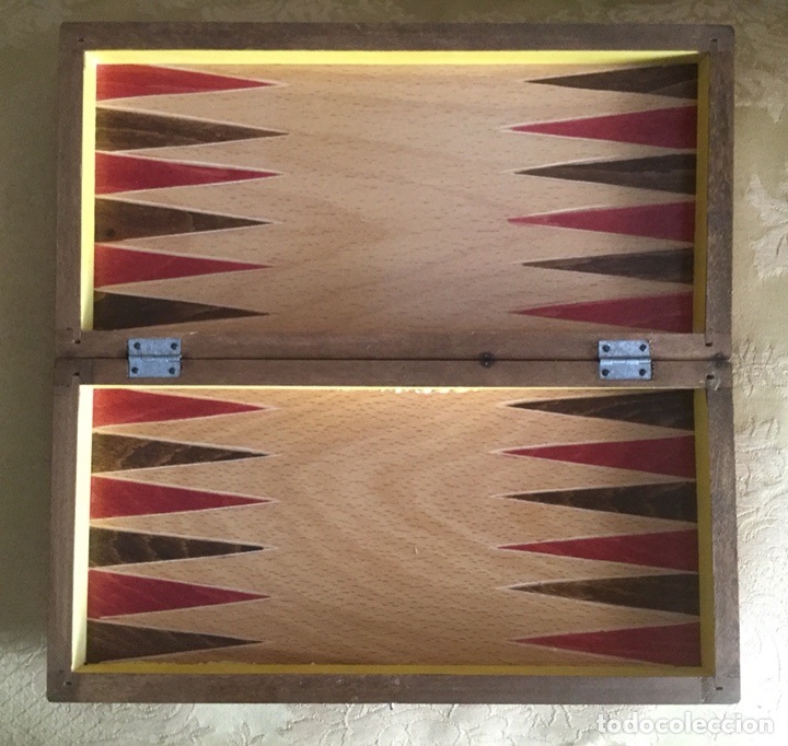 Juegos de mesa: PRECIOSA CAJA DE AJEDREZ, DAMAS Y Backgammon DENTRO DE MADERA - Foto 3