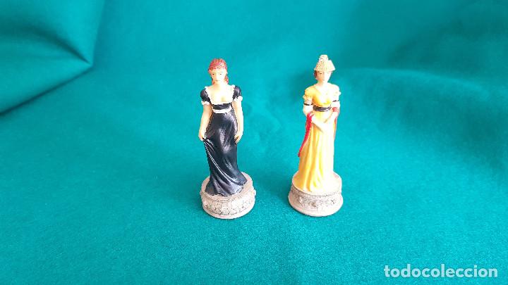 Juegos de mesa: AJEDREZ TEMATICO FIGURAS DE RESINA BATALLA DE WATERLOO - Foto 18