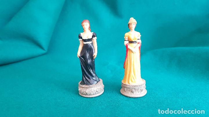 Juegos de mesa: AJEDREZ TEMATICO FIGURAS DE RESINA BATALLA DE WATERLOO - Foto 19