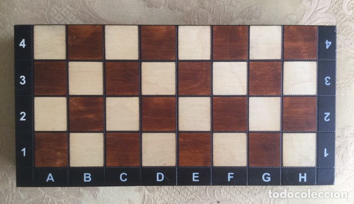 Juegos de mesa: CAJA DE MARQUETERIA PARA DAMAS Y AJEDREZ - Foto 4